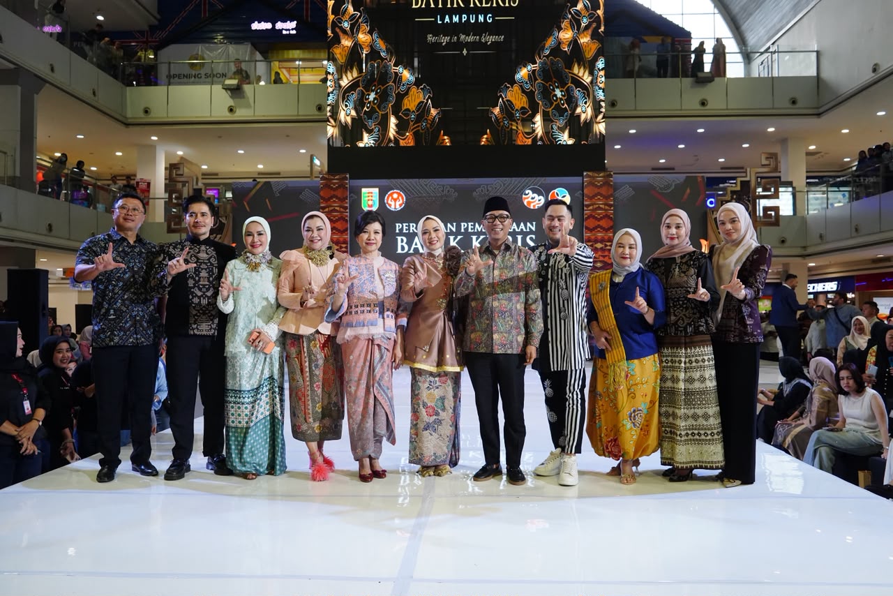 Dekranasda Provinsi Lampung Perkuat Industri Kreatif, Batik Keris Jadi Etalase Wastra Khas Daerah